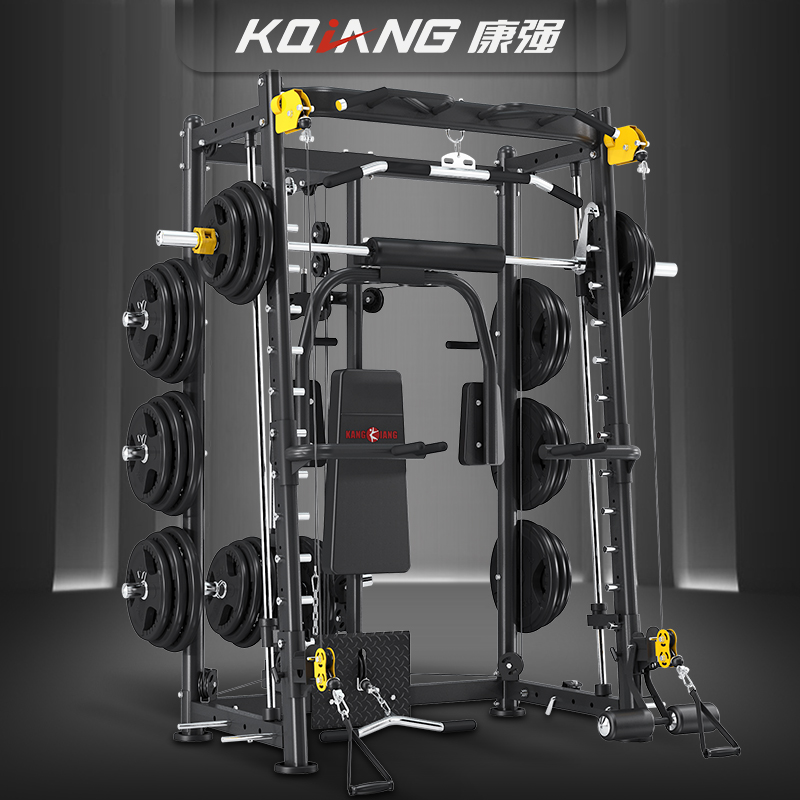康強(qiáng)BK-3000E全新升級(jí)史密斯機(jī)龍門架深蹲架臥舉床小飛鳥(niǎo)訓(xùn)練器綜合訓(xùn)練器健身器材 3000E升級(jí)配置